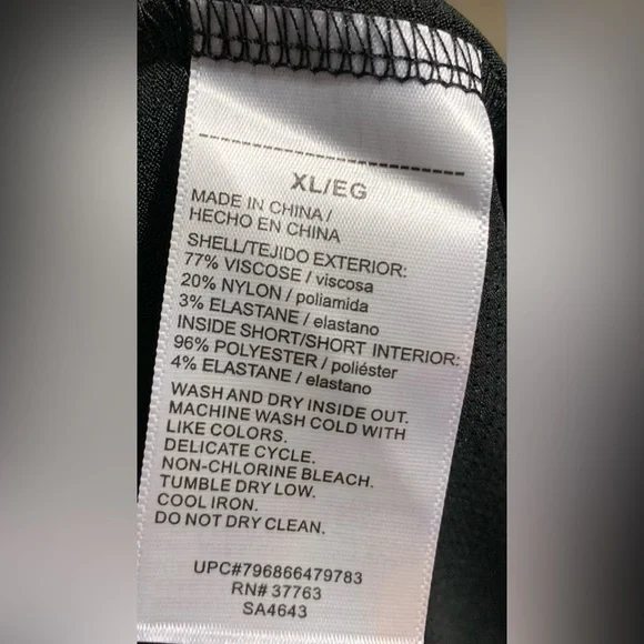 Rafaella Black Skort NWT - Picture 4 of 4